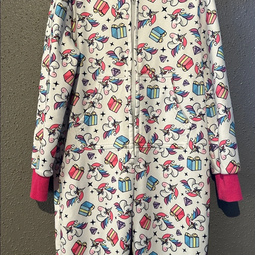 LOLA + THE BOYS UNICORN CHRISTMAS ONESIE - Picture 8 of 12
